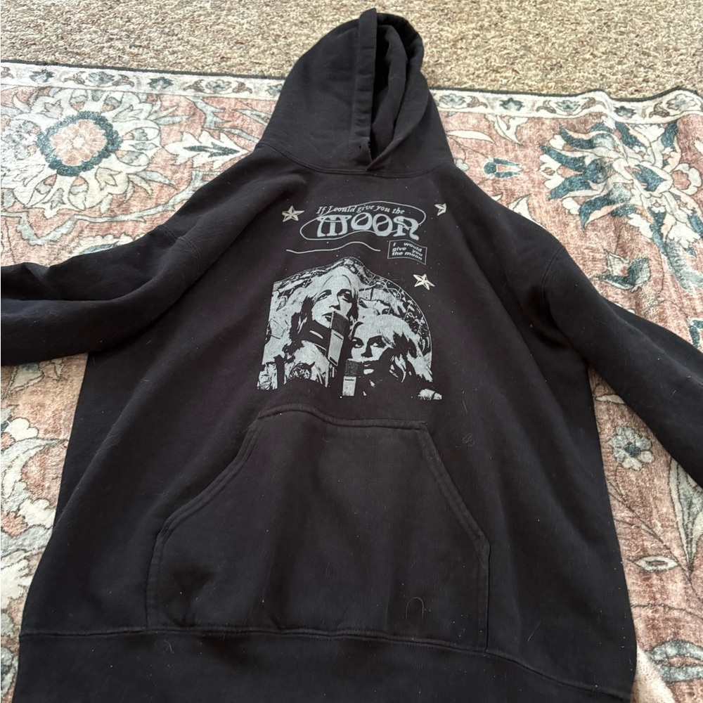 Used Phoebe Bridgers Moon Song Black Hoodie Medium
